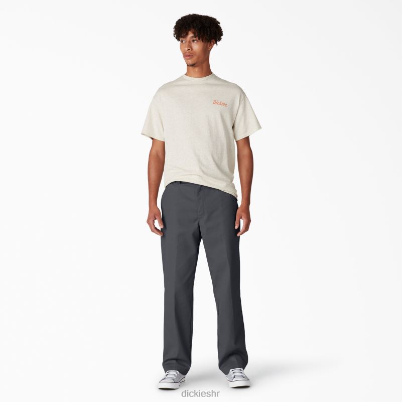 keper hlače regularnog kroja za skateboarding muškarci Dickies ugljen siva (ch) 6BPL656 odjeća
