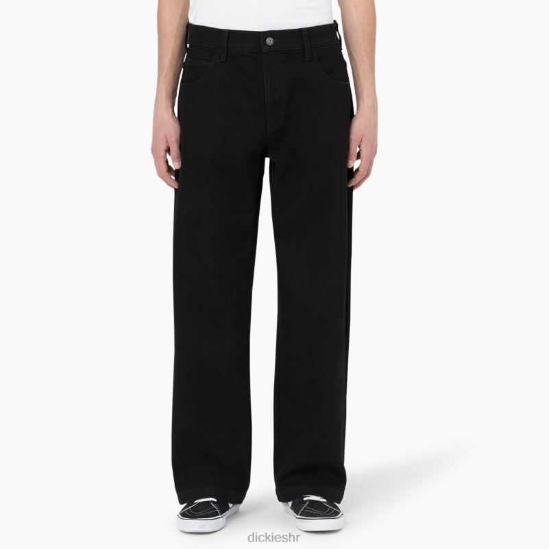 skateboarding wingville široke traperice muškarci Dickies crni traper (l9d) 6BPL6272 odjeća