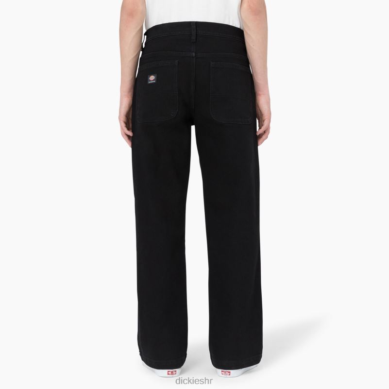 skateboarding wingville široke traperice muškarci Dickies crni traper (l9d) 6BPL6272 odjeća