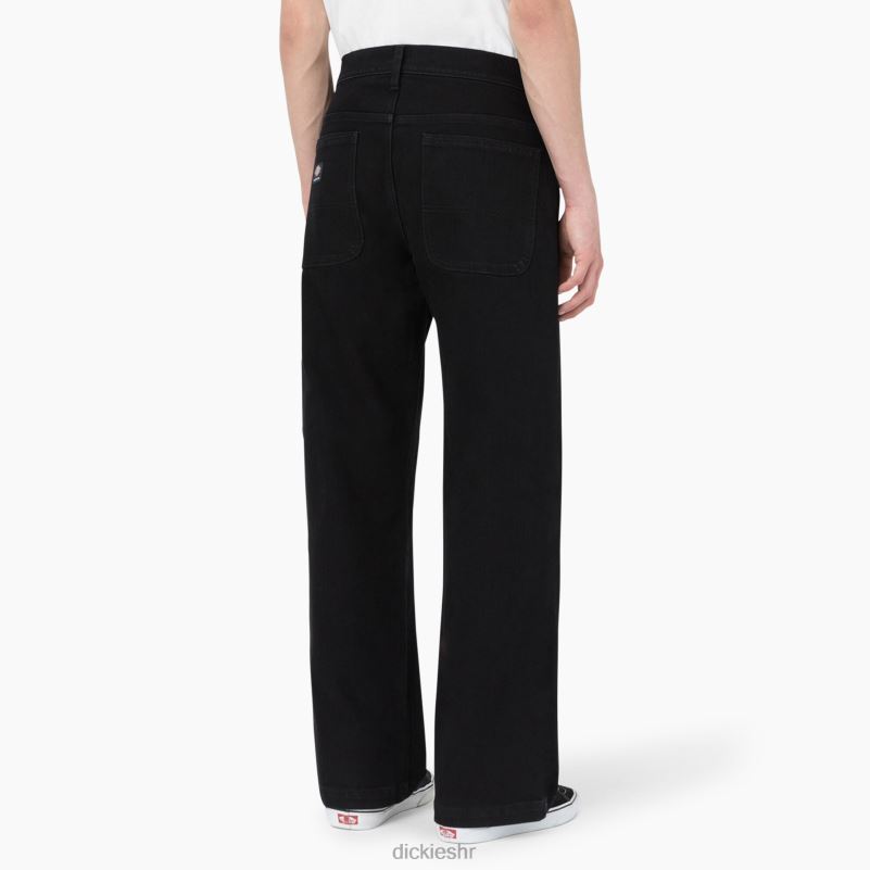 skateboarding wingville široke traperice muškarci Dickies crni traper (l9d) 6BPL6272 odjeća