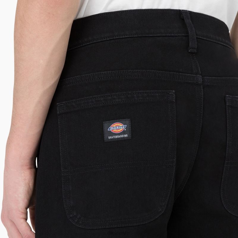 skateboarding wingville široke traperice muškarci Dickies crni traper (l9d) 6BPL6272 odjeća