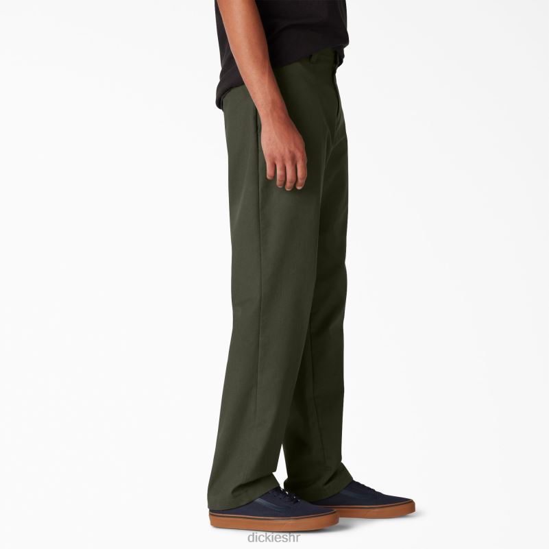 uske hlače za skateboarding muškarci Dickies maslinasto zelena (og) 6BPL6105 odjeća