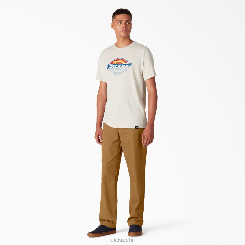 uske hlače za skateboarding muškarci Dickies smeđa patka kontrastni gornji šav (tsb) 6BPL6106 odjeća