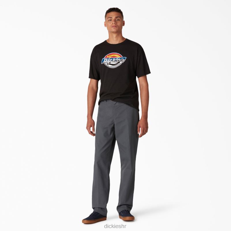 uske hlače za skateboarding muškarci Dickies ugljen siva (ch) 6BPL6102 odjeća