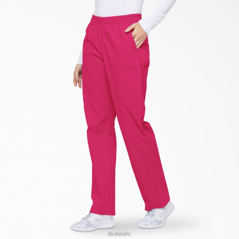 Cargo piling hlače s eds potpisom suženih nogavica žene Dickies žarko ružičasta (hpk) 6BPL62393 odjeća