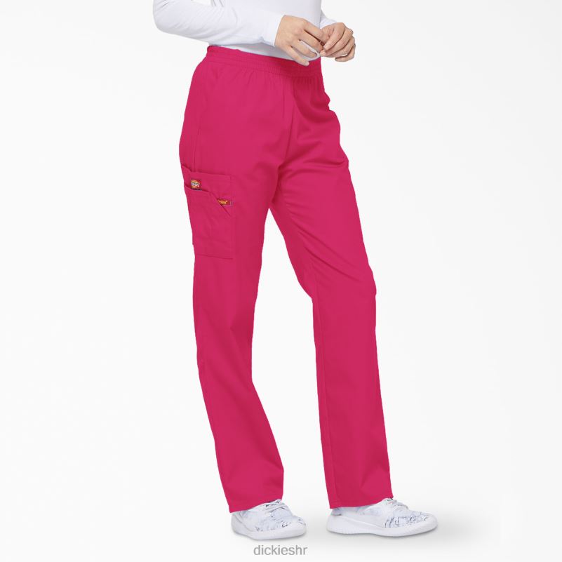 Cargo piling hlače s eds potpisom suženih nogavica žene Dickies žarko ružičasta (hpk) 6BPL62393 odjeća