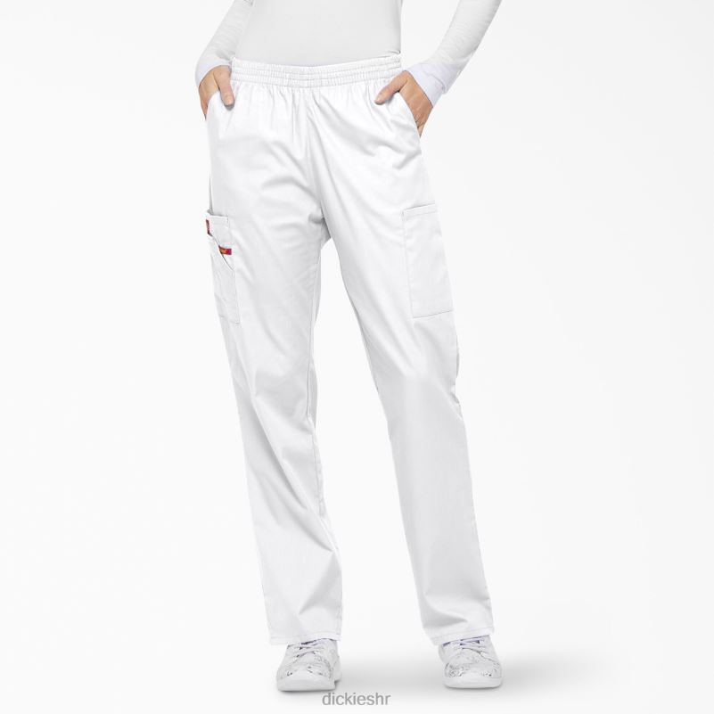 Cargo piling hlače s eds potpisom suženih nogavica žene Dickies bijela (dwh) 6BPL62389 odjeća