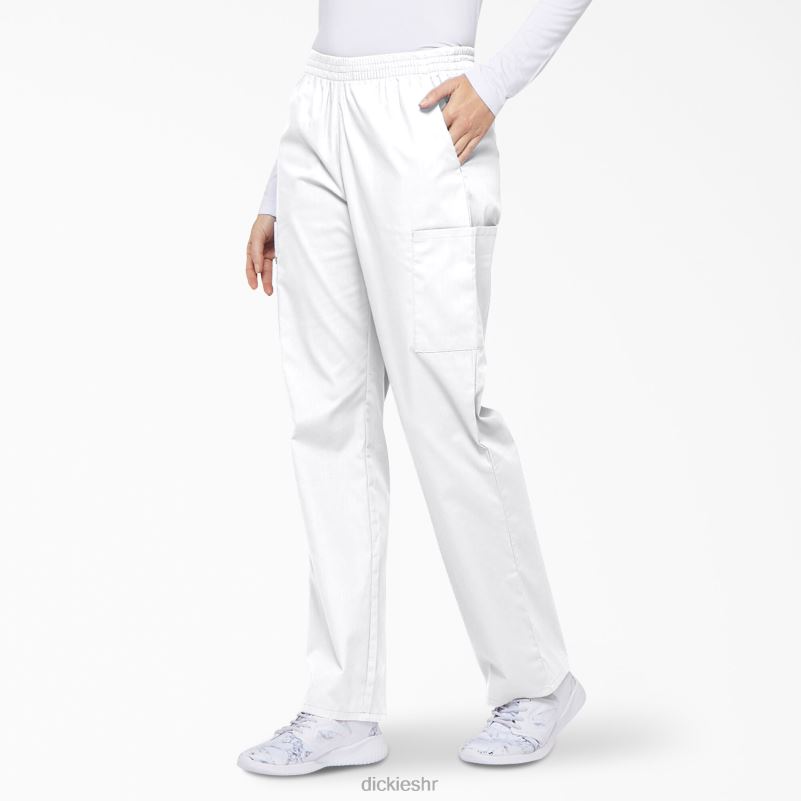 Cargo piling hlače s eds potpisom suženih nogavica žene Dickies bijela (dwh) 6BPL62389 odjeća