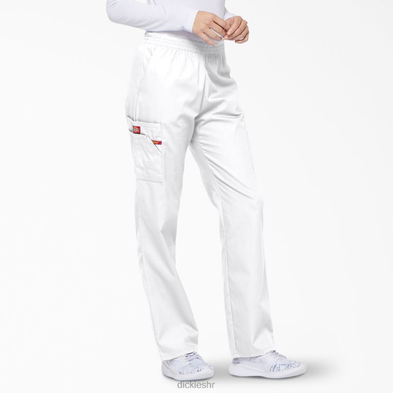Cargo piling hlače s eds potpisom suženih nogavica žene Dickies bijela (dwh) 6BPL62389 odjeća