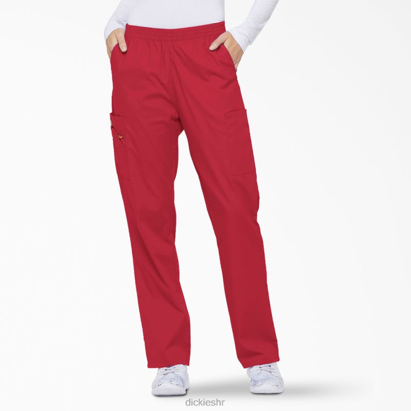 Cargo piling hlače s eds potpisom suženih nogavica žene Dickies crvena (rd) 6BPL62400 odjeća