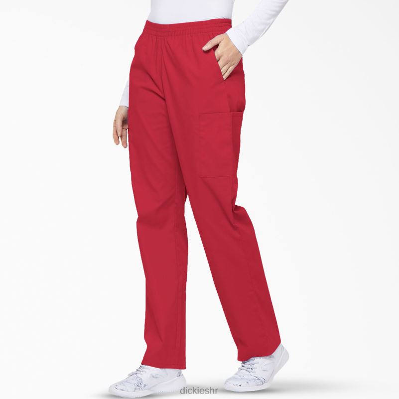 Cargo piling hlače s eds potpisom suženih nogavica žene Dickies crvena (rd) 6BPL62400 odjeća