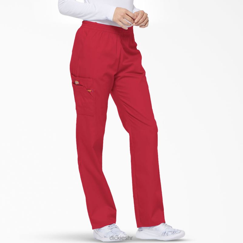 Cargo piling hlače s eds potpisom suženih nogavica žene Dickies crvena (rd) 6BPL62400 odjeća