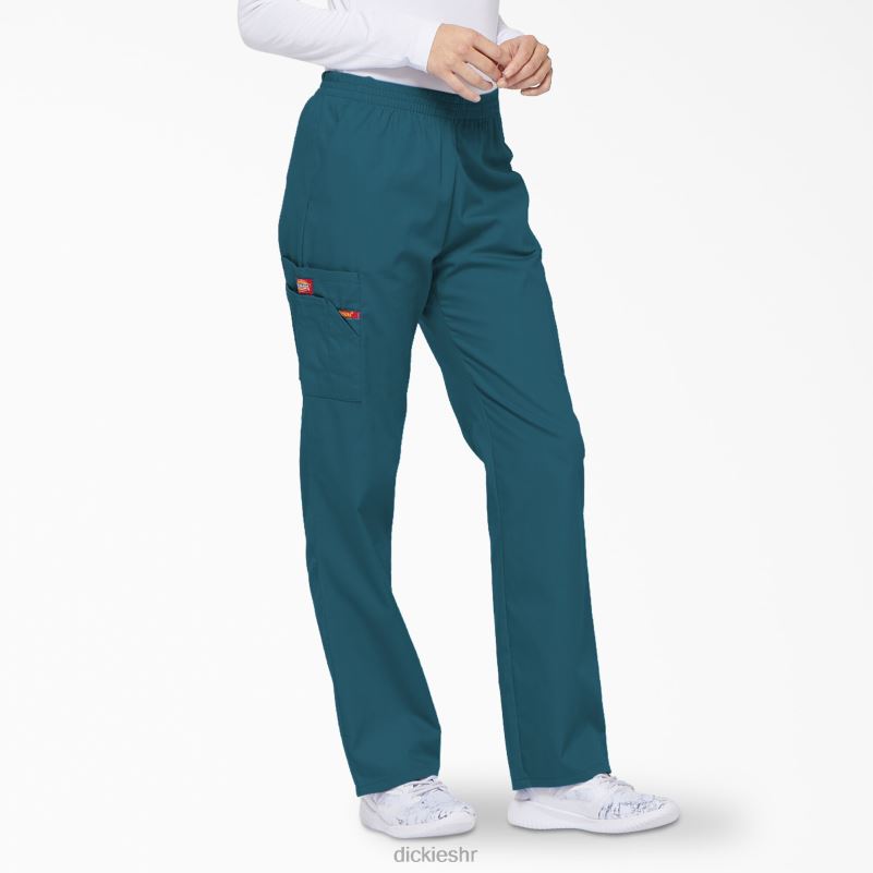 Cargo piling hlače s eds potpisom suženih nogavica žene Dickies karipsko plava (crb) 6BPL62387 odjeća