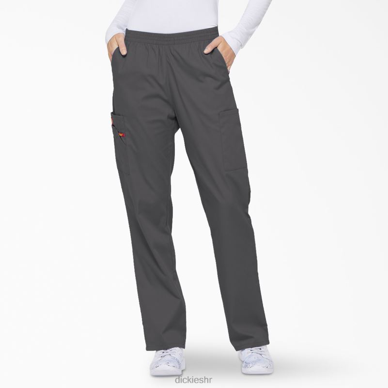 Cargo piling hlače s eds potpisom suženih nogavica žene Dickies kositar siva (klupa) 6BPL62398 odjeća