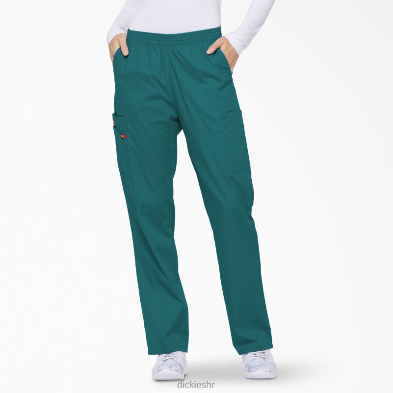 Cargo piling hlače s eds potpisom suženih nogavica žene Dickies plavozelena (dtl) 6BPL62388 odjeća