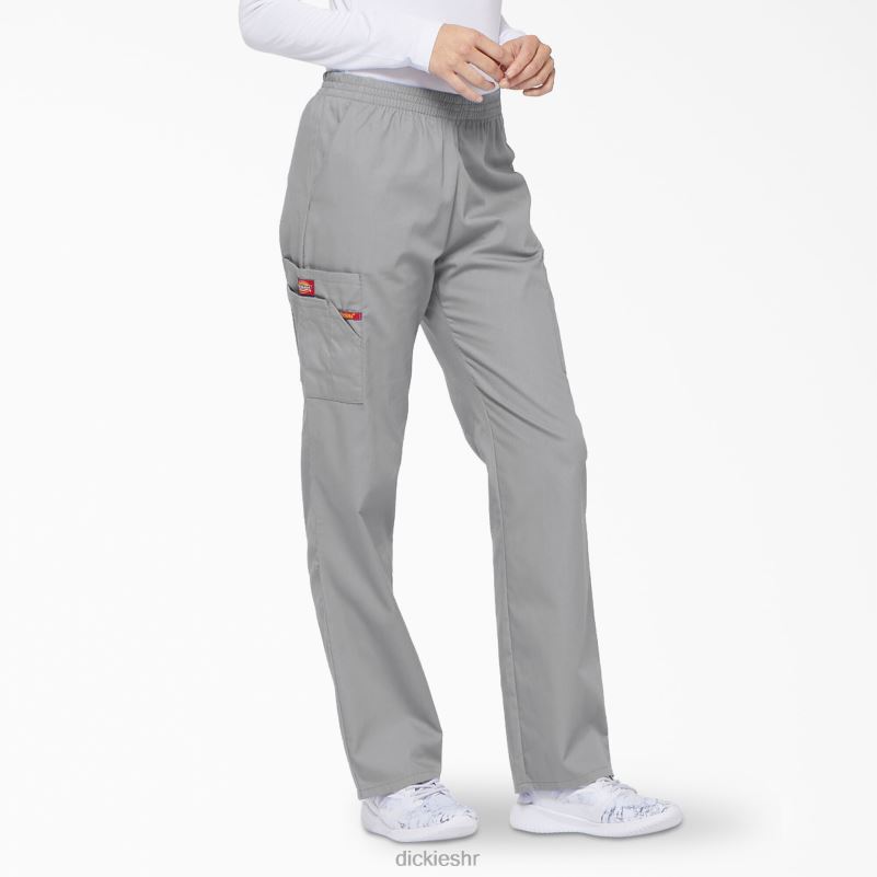 Cargo piling hlače s eds potpisom suženih nogavica žene Dickies siva (gy) 6BPL62392 odjeća