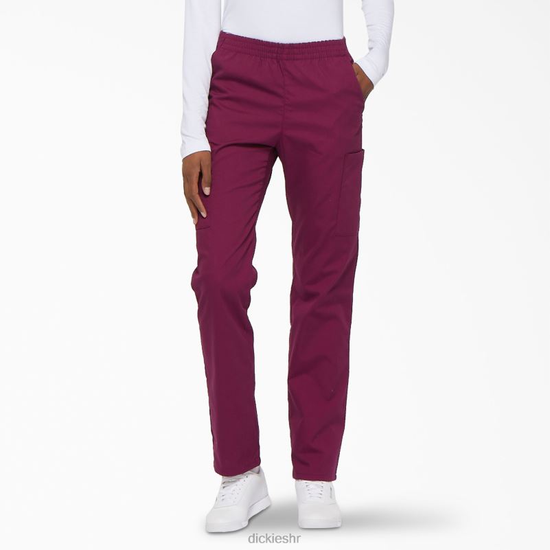 Cargo piling hlače s eds potpisom suženih nogavica žene Dickies vino (pobjeda) 6BPL62401 odjeća