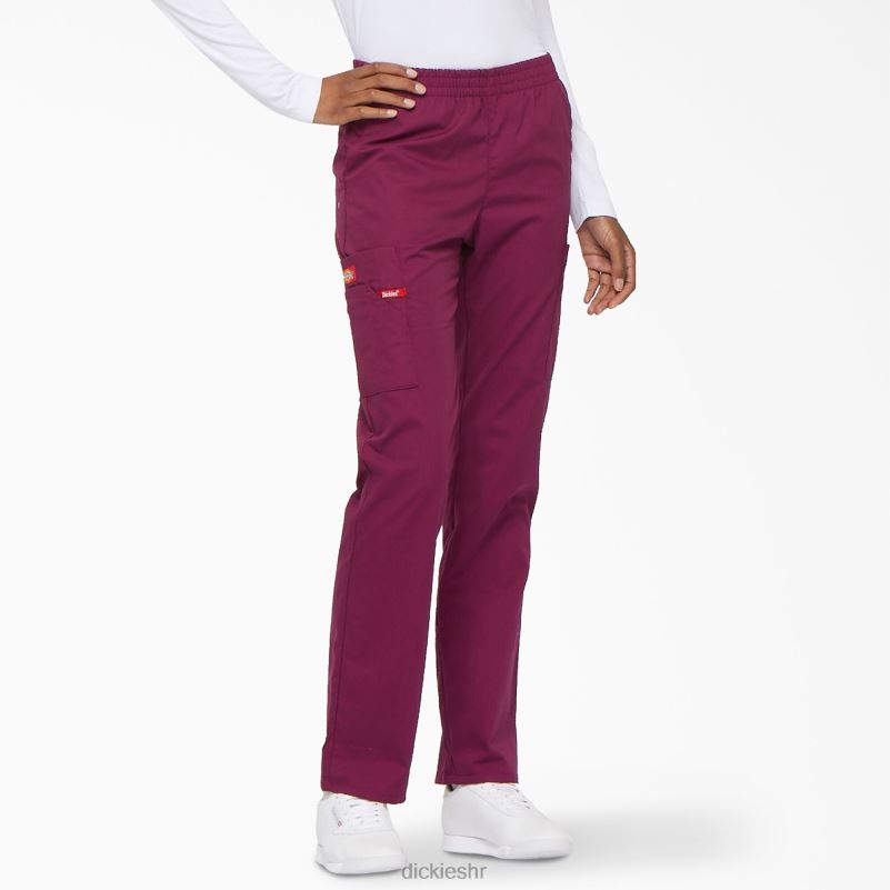 Cargo piling hlače s eds potpisom suženih nogavica žene Dickies vino (pobjeda) 6BPL62401 odjeća
