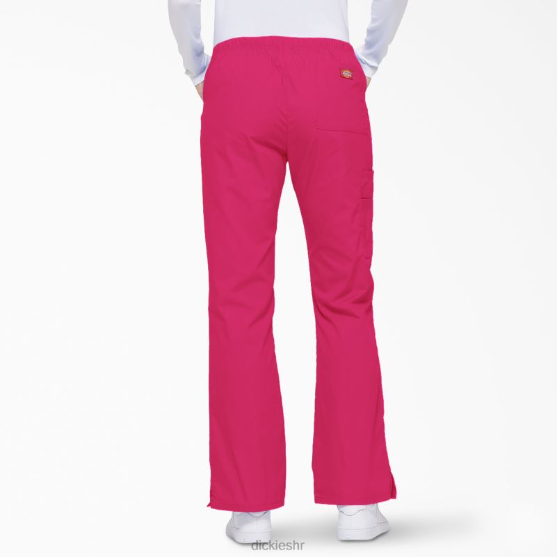 Cargo piling hlače s prepoznatljivim eds širokim nogavicama žene Dickies žarko ružičasta (hpk) 6BPL62528 odjeća