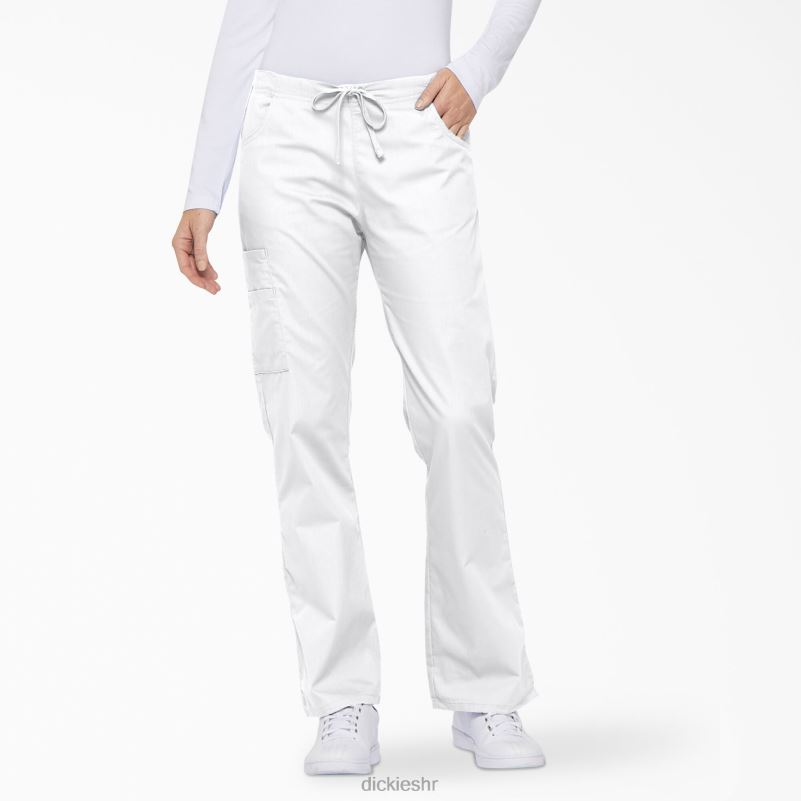 Cargo piling hlače s prepoznatljivim eds širokim nogavicama žene Dickies bijela (dwh) 6BPL62523 odjeća