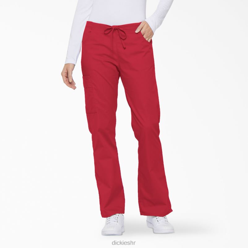 Cargo piling hlače s prepoznatljivim eds širokim nogavicama žene Dickies crvena (rd) 6BPL62534 odjeća