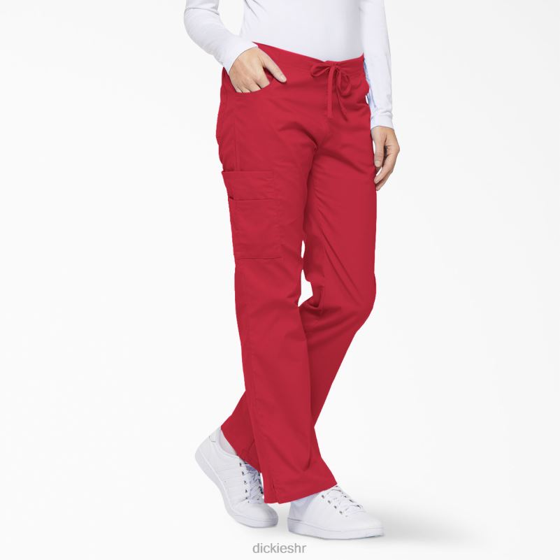 Cargo piling hlače s prepoznatljivim eds širokim nogavicama žene Dickies crvena (rd) 6BPL62534 odjeća