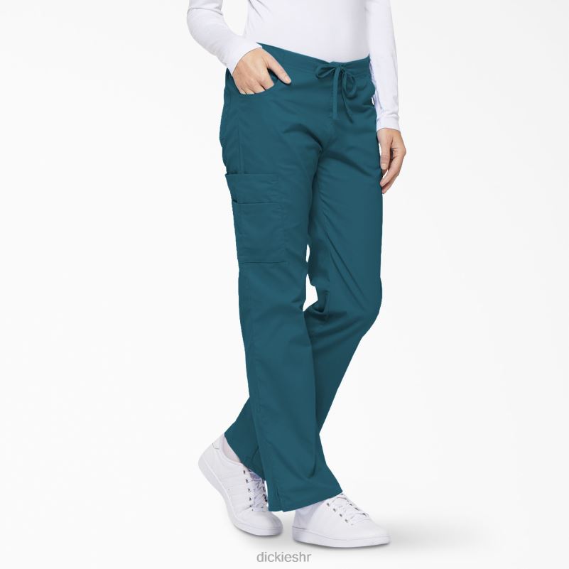 Cargo piling hlače s prepoznatljivim eds širokim nogavicama žene Dickies karipsko plava (crb) 6BPL62521 odjeća