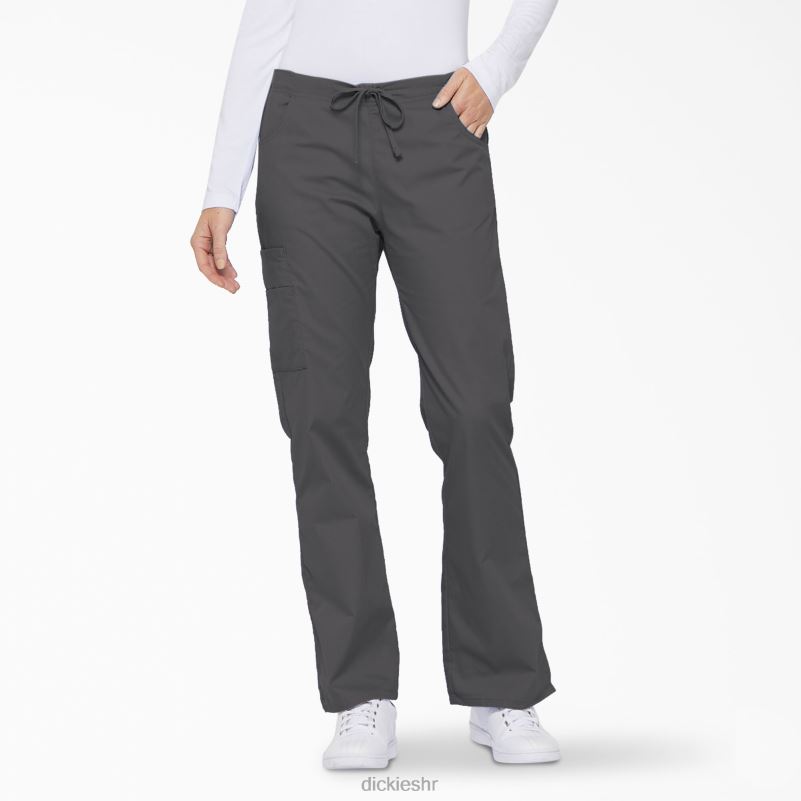 Cargo piling hlače s prepoznatljivim eds širokim nogavicama žene Dickies kositar siva (klupa) 6BPL62532 odjeća