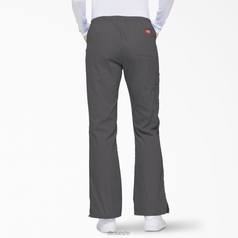 Cargo piling hlače s prepoznatljivim eds širokim nogavicama žene Dickies kositar siva (klupa) 6BPL62532 odjeća