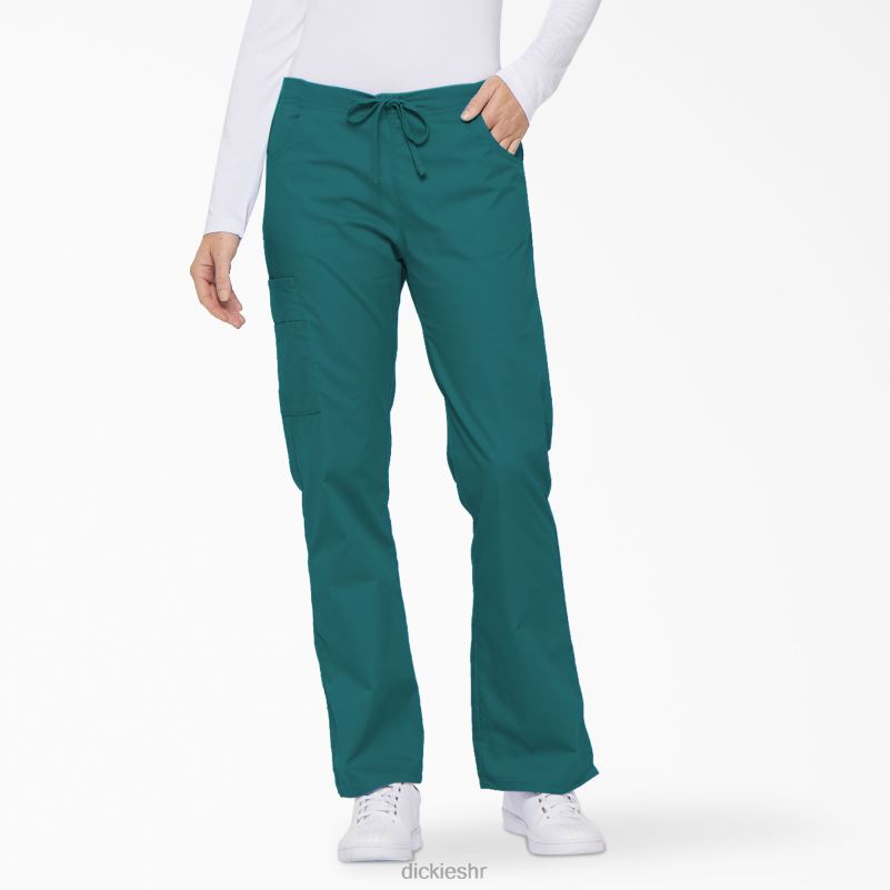 Cargo piling hlače s prepoznatljivim eds širokim nogavicama žene Dickies plavozelena (dtl) 6BPL62522 odjeća