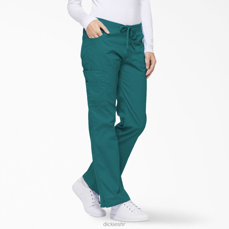 Cargo piling hlače s prepoznatljivim eds širokim nogavicama žene Dickies plavozelena (dtl) 6BPL62522 odjeća