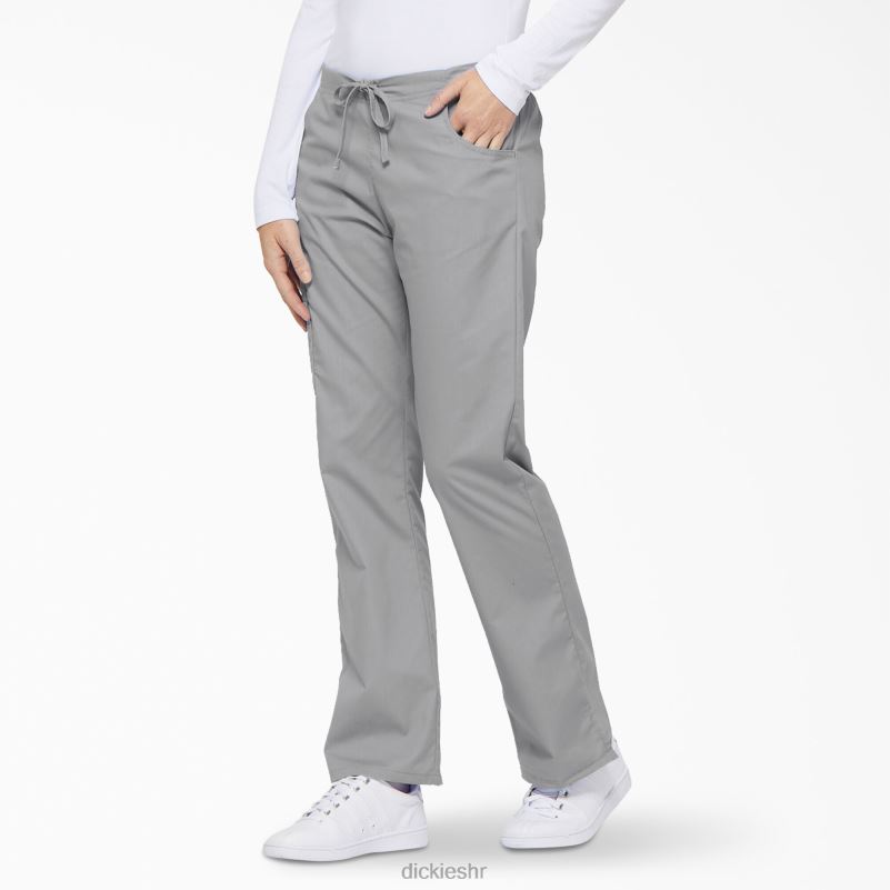 Cargo piling hlače s prepoznatljivim eds širokim nogavicama žene Dickies siva (gy) 6BPL62527 odjeća