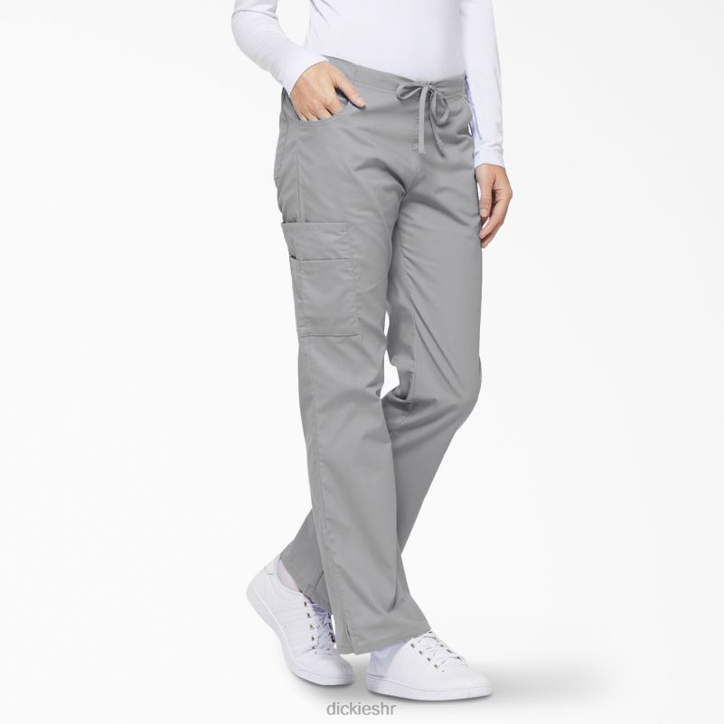 Cargo piling hlače s prepoznatljivim eds širokim nogavicama žene Dickies siva (gy) 6BPL62527 odjeća