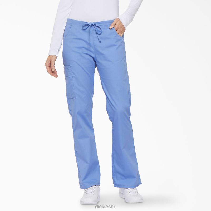 Cargo piling hlače s prepoznatljivim eds širokim nogavicama žene Dickies strop plava (cbl) 6BPL62520 odjeća