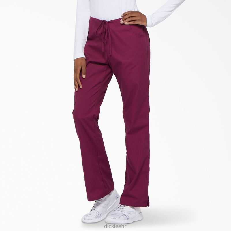 Cargo piling hlače s prepoznatljivim eds širokim nogavicama žene Dickies vino (pobjeda) 6BPL62535 odjeća