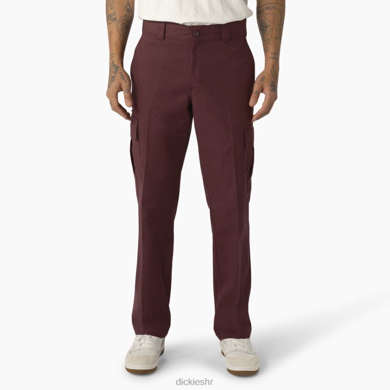 cargo hlače od kepera muškarci Dickies vino/kontrastni šavovi (csw) 6BPL6316 odjeća