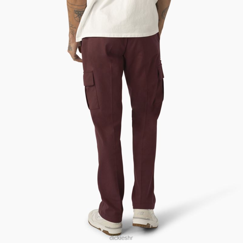 cargo hlače od kepera muškarci Dickies vino/kontrastni šavovi (csw) 6BPL6316 odjeća