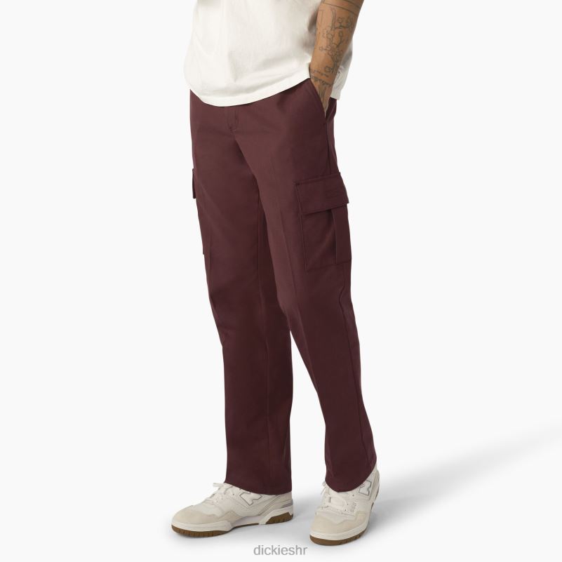 cargo hlače od kepera muškarci Dickies vino/kontrastni šavovi (csw) 6BPL6316 odjeća
