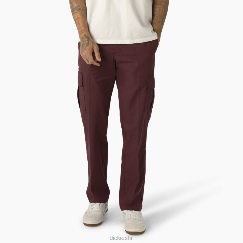 cargo hlače od kepera muškarci Dickies vino/kontrastni šavovi (csw) 6BPL6316 odjeća