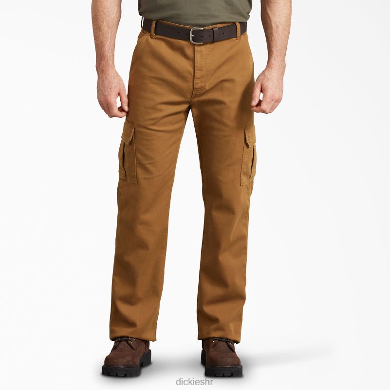 cargo hlače uobičajenog kroja muškarci Dickies oprana smeđa patka (sbd) 6BPL6176 odjeća