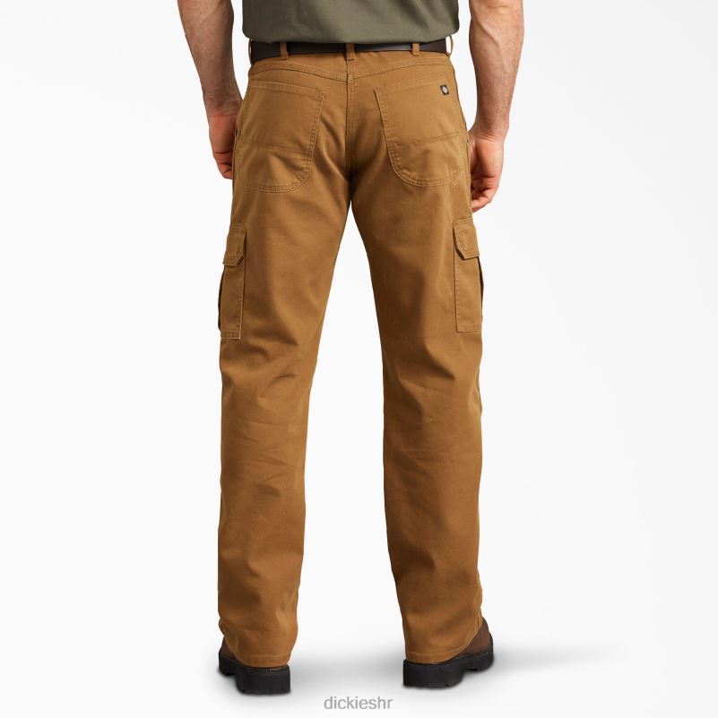 cargo hlače uobičajenog kroja muškarci Dickies oprana smeđa patka (sbd) 6BPL6176 odjeća