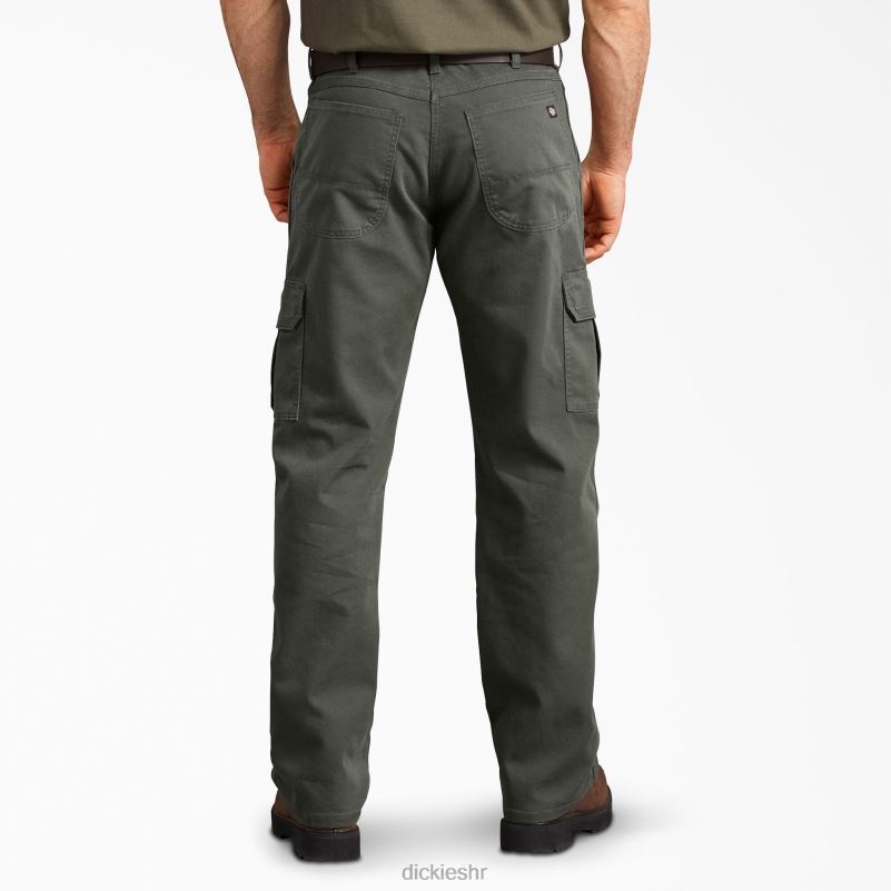 cargo hlače uobičajenog kroja muškarci Dickies stonewashed maslinasto zelena (sog) 6BPL6178 odjeća