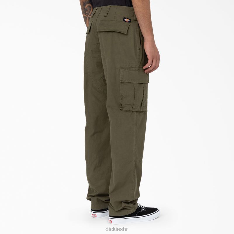 eagle bend opuštene cargo hlače s dva koljena muškarci Dickies vojno zelena (ml) 6BPL6207 odjeća