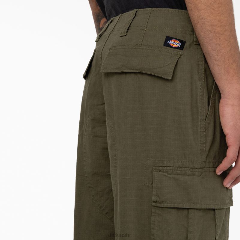 eagle bend opuštene cargo hlače s dva koljena muškarci Dickies vojno zelena (ml) 6BPL6207 odjeća