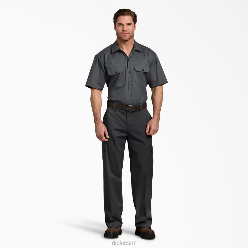 fleksibilne cargo hlače opuštenog kroja muškarci Dickies crna (bk) 6BPL6123 odjeća