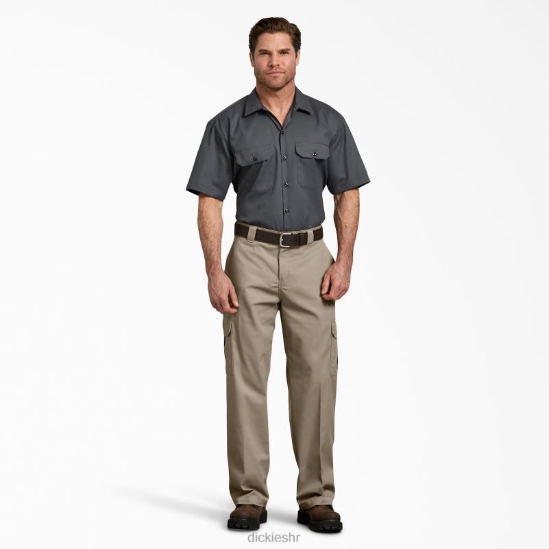 fleksibilne cargo hlače opuštenog kroja muškarci Dickies pustinjski pijesak (ds) 6BPL6125 odjeća