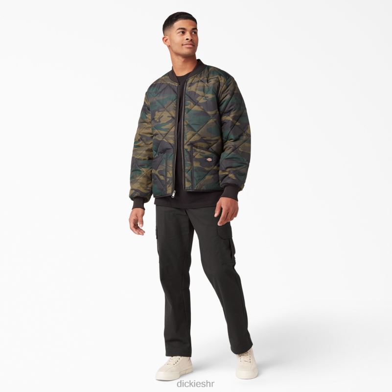 fleksibilne cargo hlače uobičajenog kroja muškarci Dickies crna (bk) 6BPL633 odjeća
