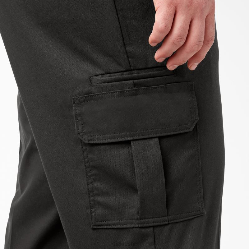 fleksibilne cargo hlače uobičajenog kroja muškarci Dickies crna (bk) 6BPL633 odjeća