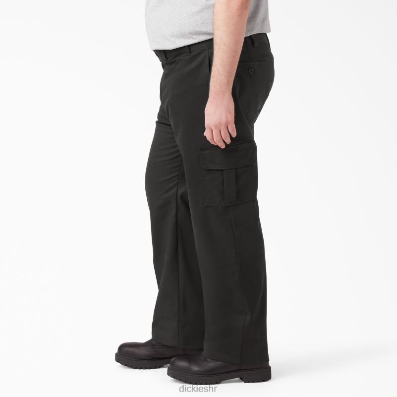 fleksibilne cargo hlače uobičajenog kroja muškarci Dickies crna (bk) 6BPL633 odjeća