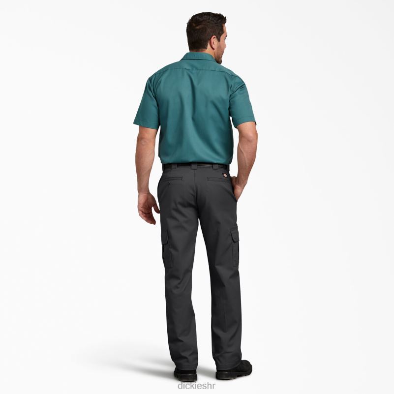 fleksibilne cargo hlače uobičajenog kroja muškarci Dickies crna (bk) 6BPL633 odjeća